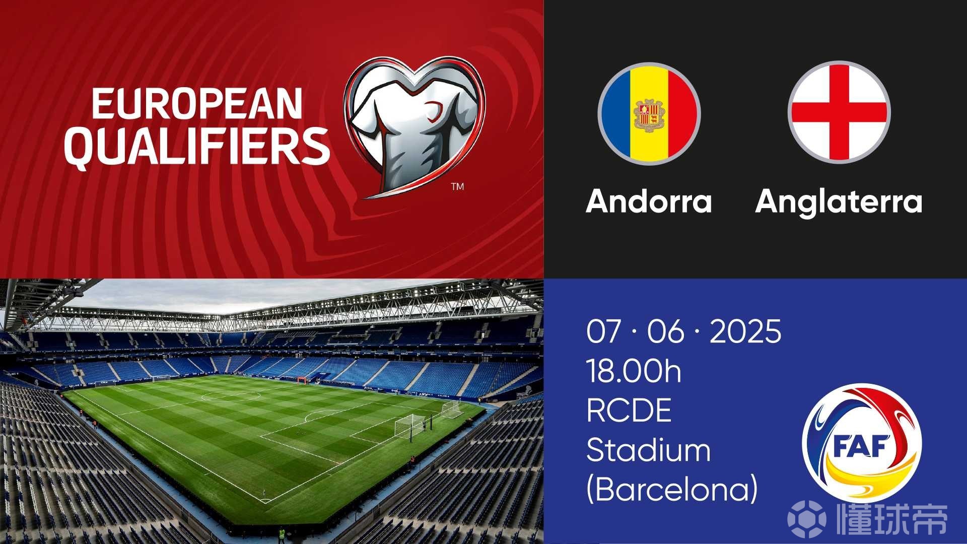英格兰队迎来毫无压力的安道尔
